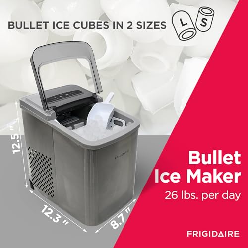 Frigidaire Countertop Ice Maker, Compact Machine