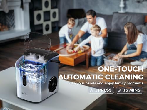 ecozy Nugget Ice Maker Countertop - Chewable Pellet Ice Cubes