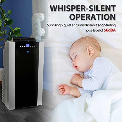 Whynter ARC-14S 14,000 BTU (9,500 SACC) Dual Hose Portable Air Conditioner with Dehumidifier