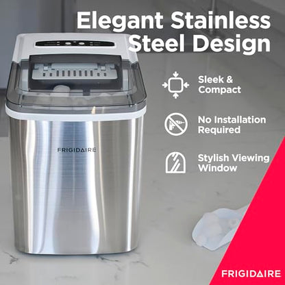 Frigidaire Countertop Ice Maker, Compact Machine