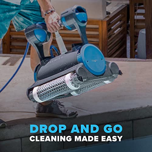 Dolphin Premier Robotic Pool Cleaner 2024 Model with Multimedia, Oversized Leaf Bag