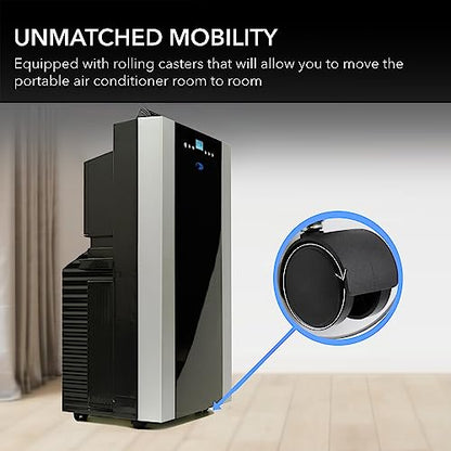 Whynter ARC-14S 14,000 BTU (9,500 SACC) Dual Hose Portable Air Conditioner with Dehumidifier