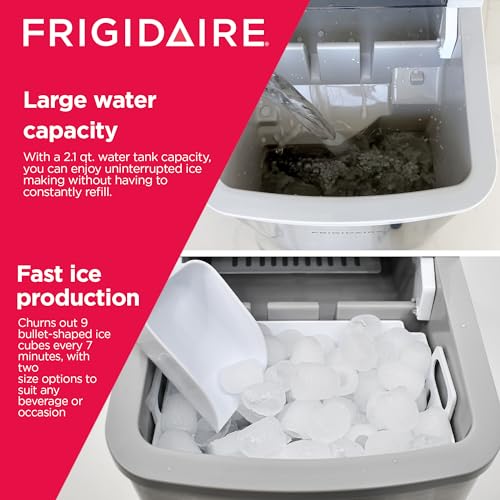 Frigidaire Countertop Ice Maker, Compact Machine