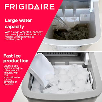 Frigidaire Countertop Ice Maker, Compact Machine