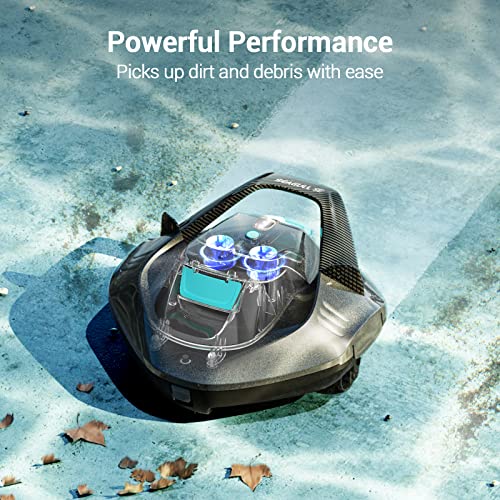 AIPER Cordless Robotic Pool Cleaner, Pool Vacuum with Dual-Drive Motors