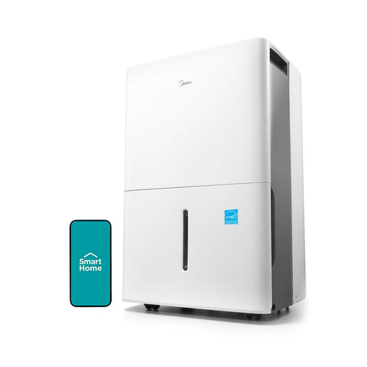 Midea 1,500 Sq. Ft. Energy Star Certified Dehumidifier With Reusable Air Filter 22 Pint