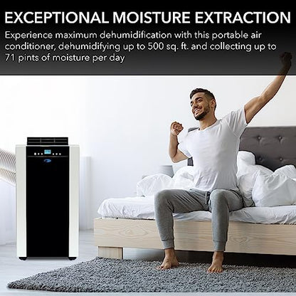 Whynter ARC-14S 14,000 BTU (9,500 SACC) Dual Hose Portable Air Conditioner with Dehumidifier