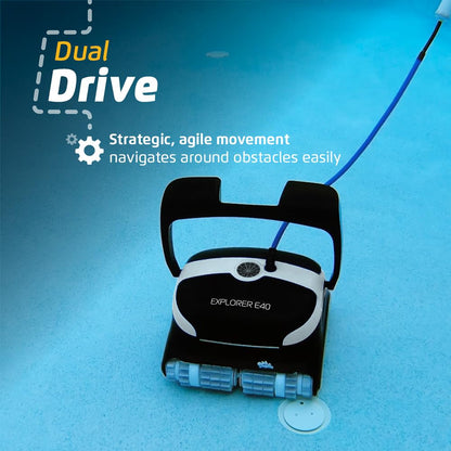 Dolphin 2024 Model Explorer E40 Wi-Fi Robotic Pool Vacuum Cleaner Pools