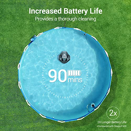AIPER Cordless Robotic Pool Cleaner, Pool Vacuum with Dual-Drive Motors