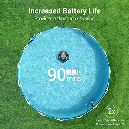 AIPER Cordless Robotic Pool Cleaner, Pool Vacuum with Dual-Drive Motors