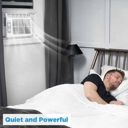 Midea 5,000 BTU EasyCool Small Window Air Conditioner - Cool up to 150 Sq. Ft