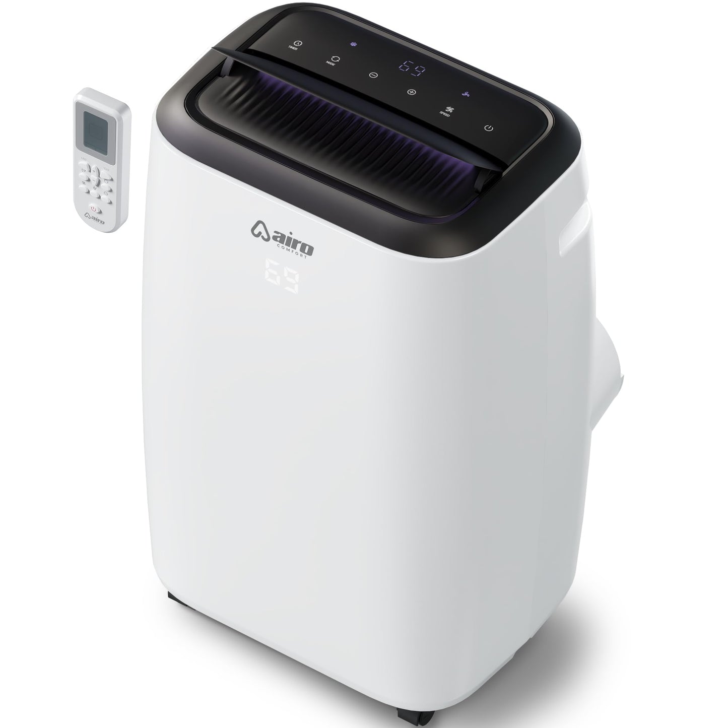 AIRO COMFORT Portable Air Conditioner 14000 BTU for Room 700 sq. ft