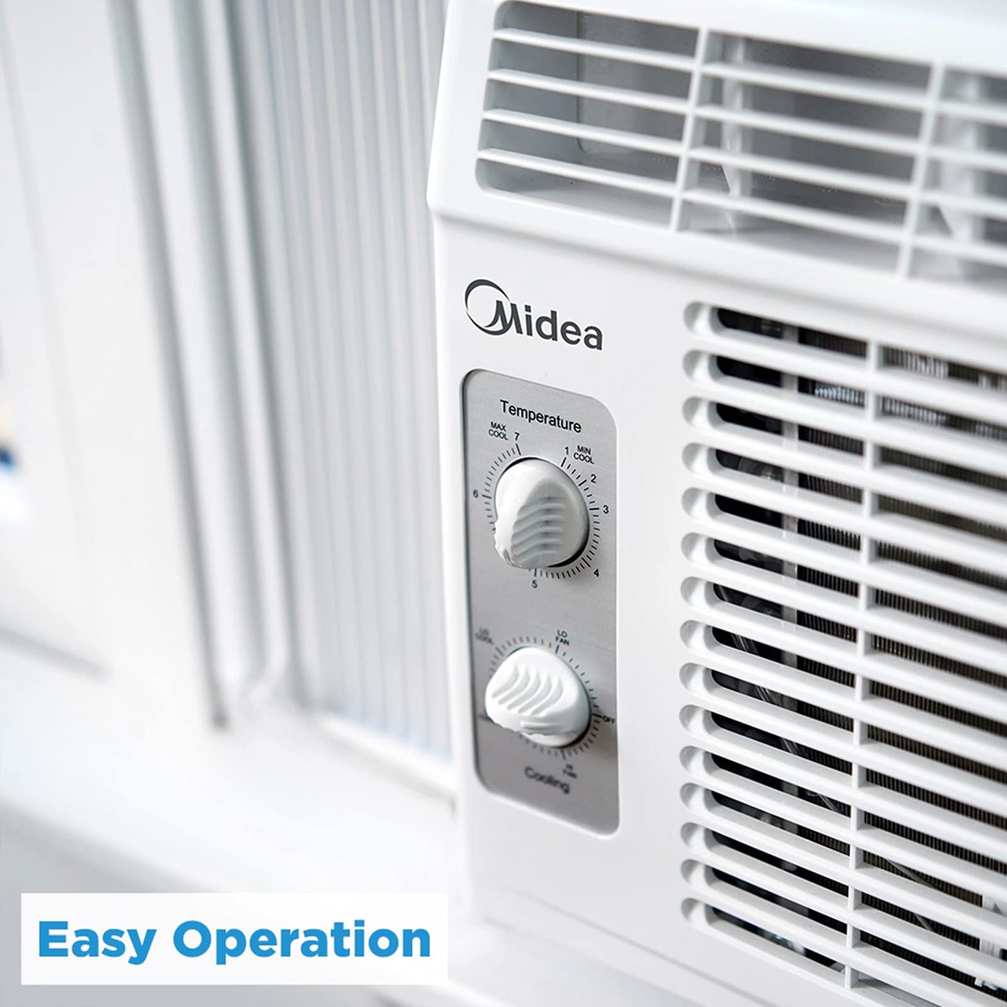 Midea 5,000 BTU EasyCool Small Window Air Conditioner - Cool up to 150 Sq. Ft