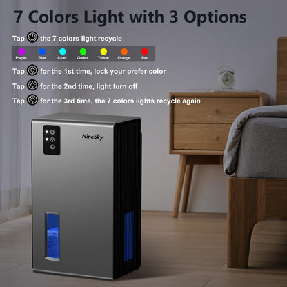 NineSky Dehumidifier for Home, 85 OZ Water Tank