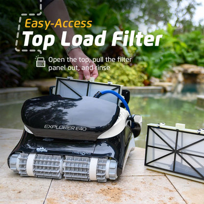 Dolphin 2024 Model Explorer E40 Wi-Fi Robotic Pool Vacuum Cleaner Pools