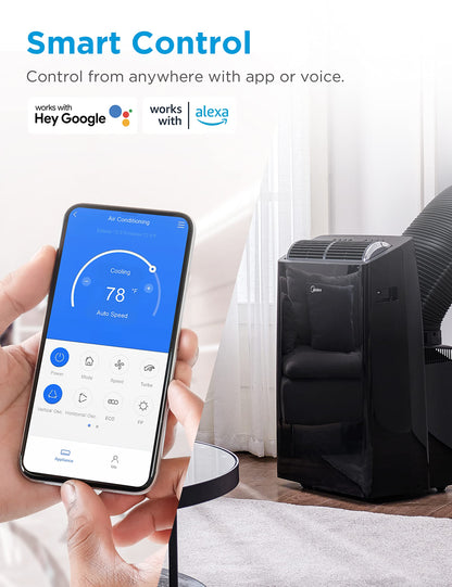 Midea Duo 14,000 BTU (12,000 BTU SACC) High Efficiency Inverter